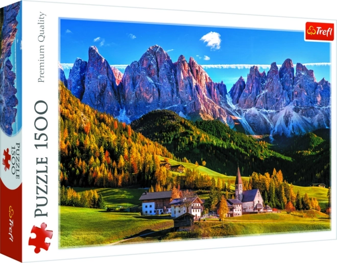 Puzzle Val di Funes, Dolomites – 1500 pièces Trefl