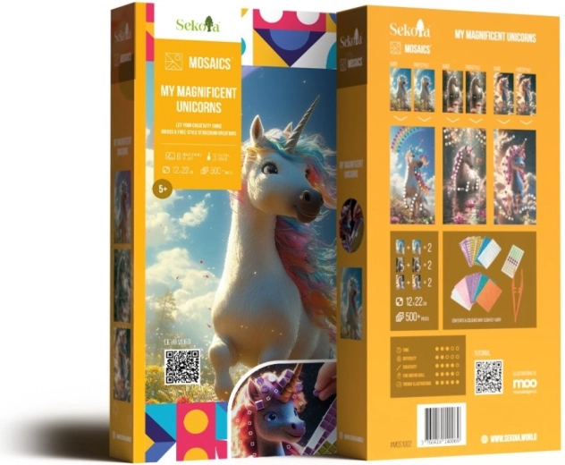 Sekoia Mosaics licorne – kit créatif de mosaïque