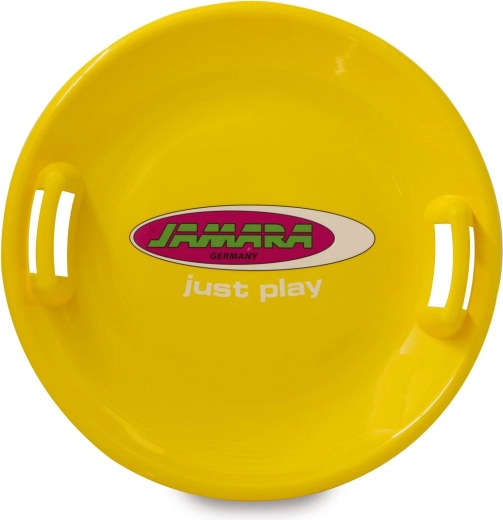 Snow Play assiette à neige ronde 60 cm jaune