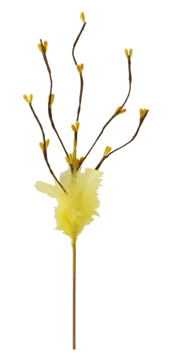 Brindille décorative de Pâques sur pique 32 cm