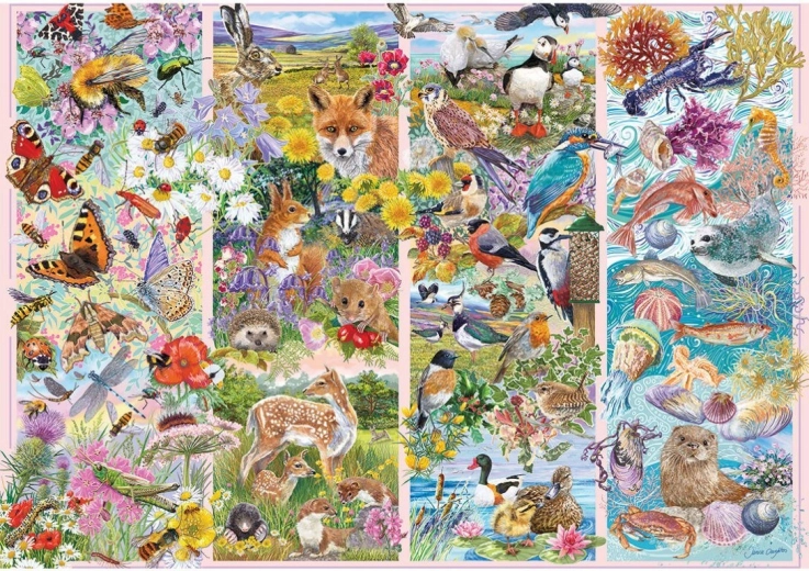 Puzzle Créatures curieuses 500 pièces