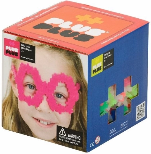 Jeu de construction en plastique PlusPlus Mini Néon - 600 pièces