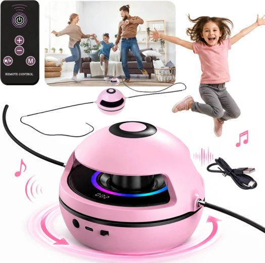 Corde à sauter électrique interactive avec musique, Bluetooth, télécommande et compteur - 1 pièce
