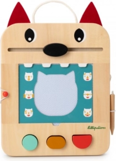 Tablette de dessin magique LILLIPUTIENS – loup Louis