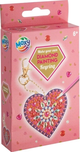 Peinture diamant pendentif cœur – mandala MOXY