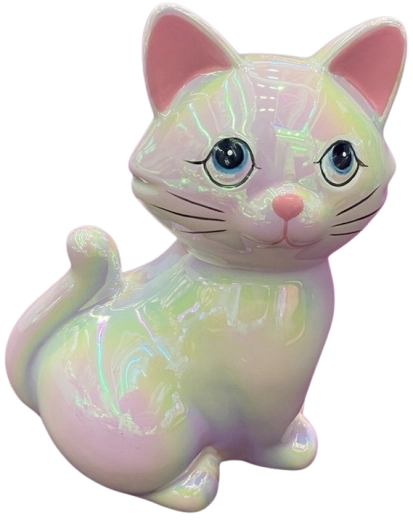Tirelire en céramique chat