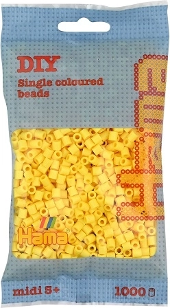 Perles à repasser Hama Midi jaunes 1000 pcs