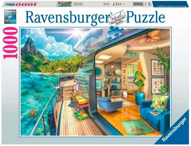 Puzzle 1000 pièces – Croisière sous les tropiques RAVENSBURGER
