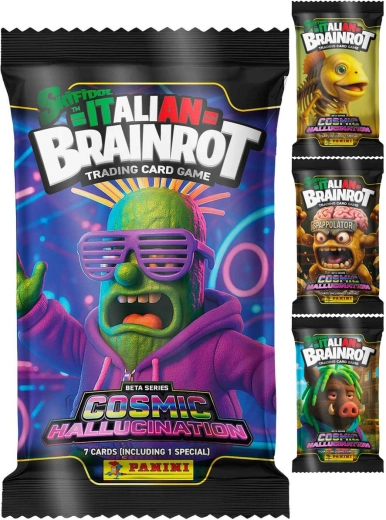 Panini Skifidol Italian Brainrot TCG booster Cosmic Hallucination - 1 pièce