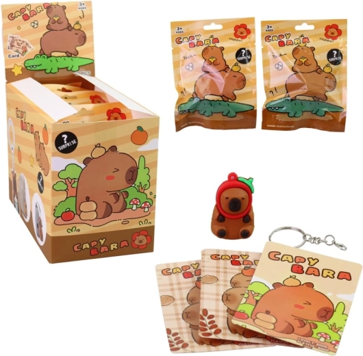 Porte-clés capybara – adorable breloque