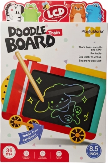 Tablette de dessin LCD en forme de train