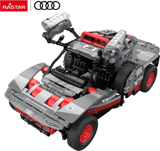Kit de construction du modèle Audi RS Q e-tron RASTAR gris (1:8)