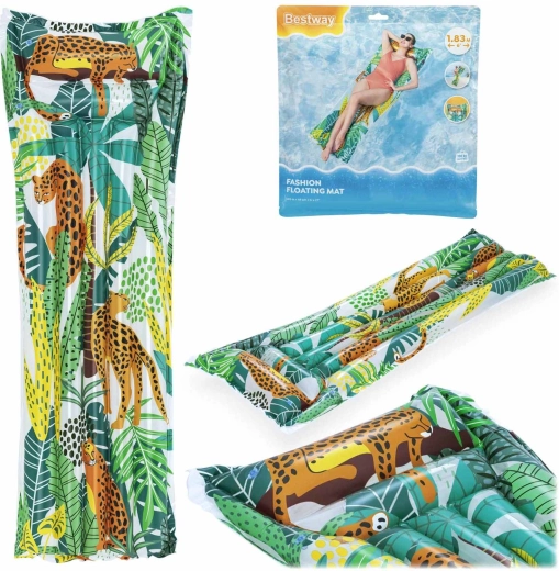 Matelas de plage gonflable Bestway avec motif jungle 183 × 69 cm - 1 pièce
