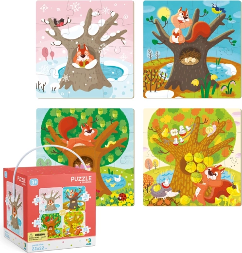 Puzzle 4-en-1 Saisons