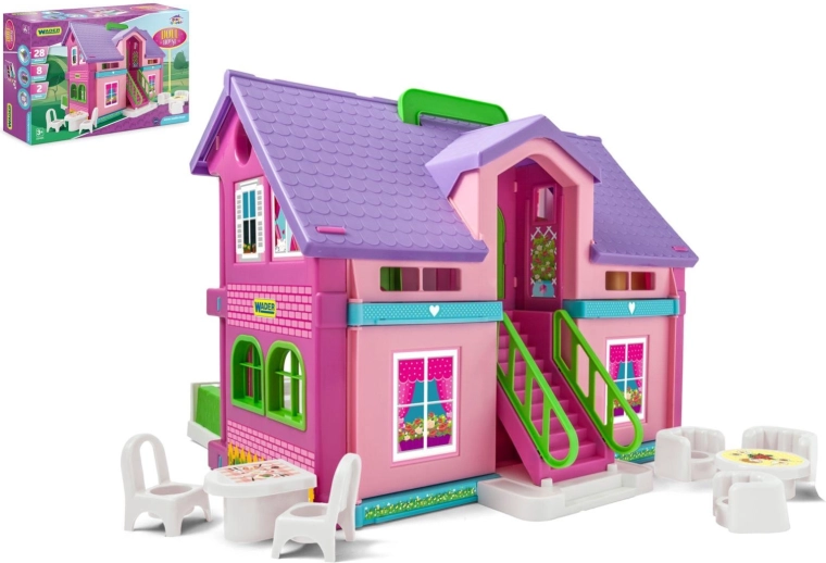 Maison de poupées en plastique 37 × 30 cm Wader