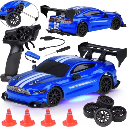 Voiture de sport 4x4 radiocommandée avec fonction drift 1:24