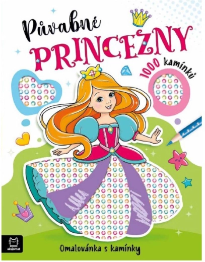 Jolies princesses – coloriage avec strass autocollants
