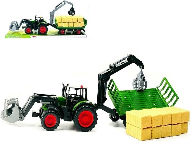 Tracteur avec machine agricole