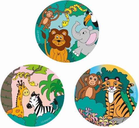 Carnet de poche motif animaux sauvages (safari) – 8 cm, 30 feuilles