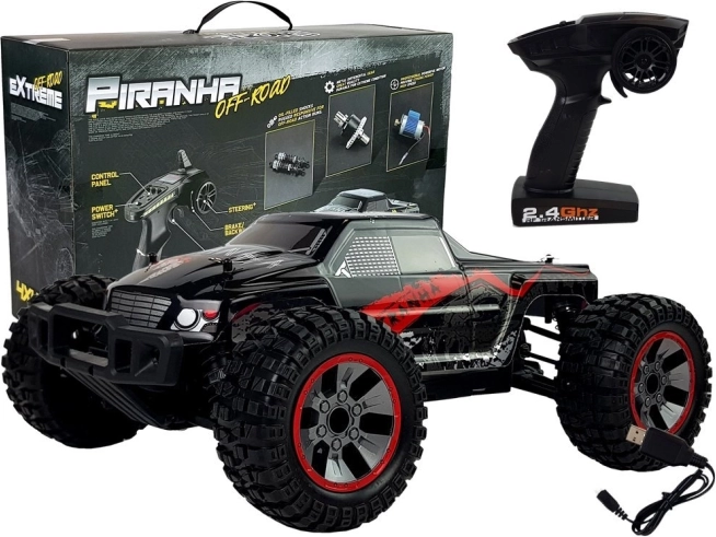 Voiture RC tout-terrain 1:10, 4x4, 40 km/h – rouge