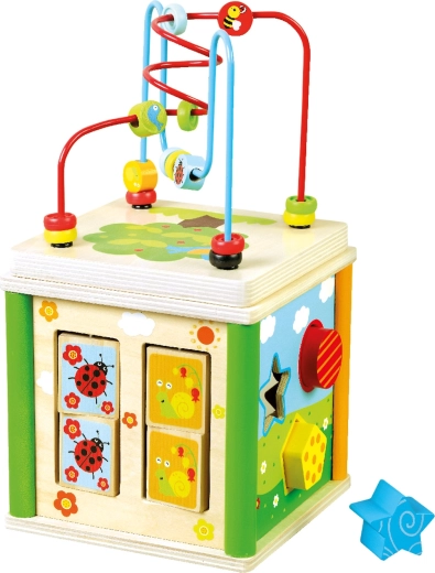 Cube d’éveil moteur Éléphant Bino