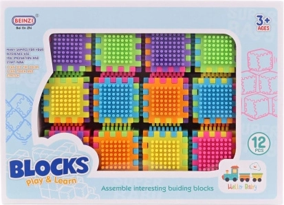 Jeu de construction – cubes 12 pcs