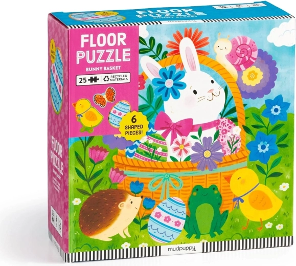 Mudpuppy puzzle de sol Lapin de Pâques 25 pièces