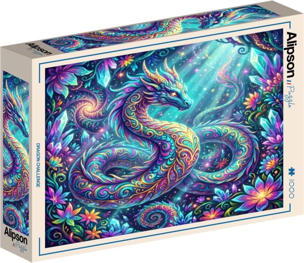 Puzzle carré Alipson Défi du dragon – 1000 pièces