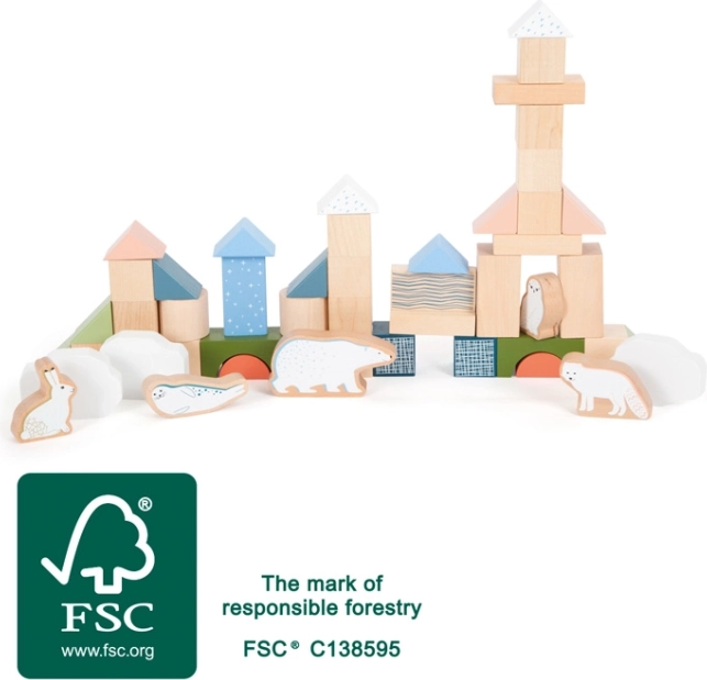 Blocs en bois Arctic de small foot