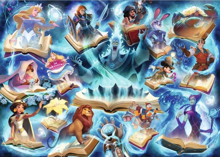 Puzzle Ravensburger Disney Lorcana Glimmers of the Realm – Safír (1000 pièces)