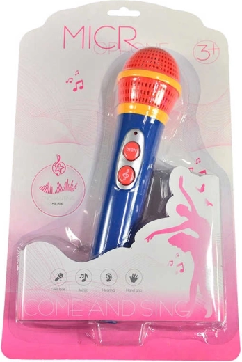 Microphone enfant avec sons pour filles 23 cm - 1 pièce