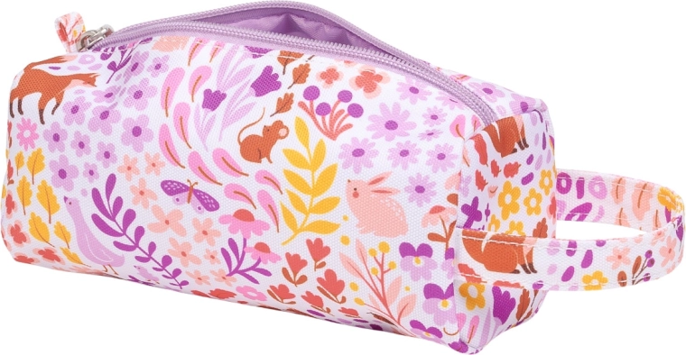 Étui A Little Lovely Company pour crayons de couleur, jardin fleuri