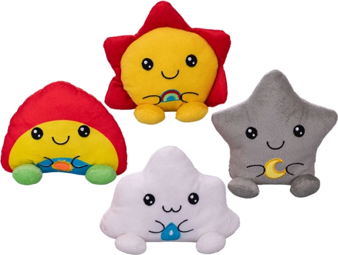 Peluche personnage espace et météo 14–16 cm