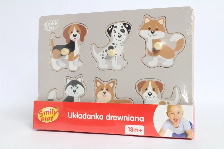 Puzzle en bois Animaux chiens
