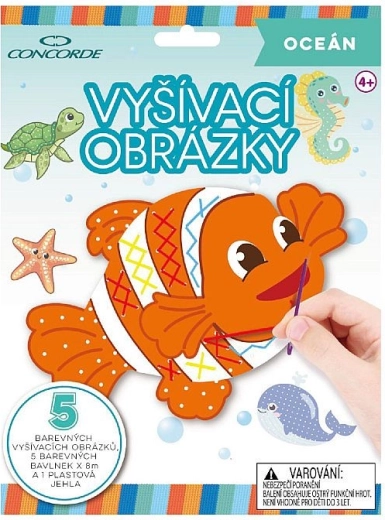 Kit de broderie Océan CONCORDE pour enfants