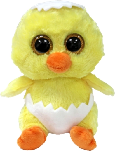 Ty Beanie Boo poussin jaune en peluche 15 cm - 1 pièce