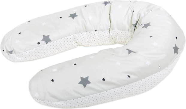 Träumeland coussin d’allaitement design 5 gris Stars