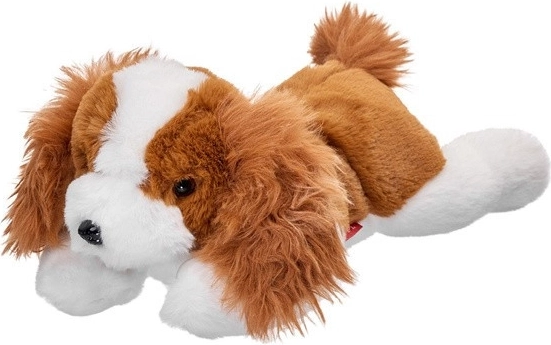 Peluche de cavalier King Charles allongé 35 cm