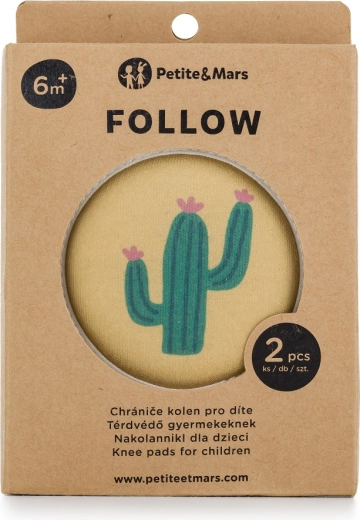 Petite&Mars protège-genoux élastiques pour le quatre pattes Follow Intense Ochre