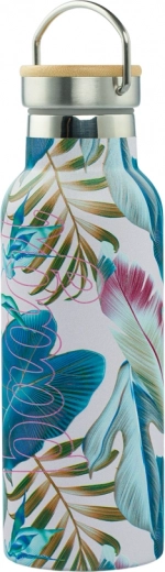 Bouteille isotherme avec bouchon en bambou Leafs 500 ml