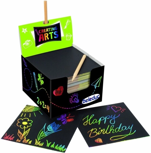 Set d’images à gratter 200 feuilles