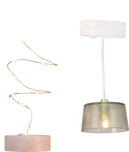 Éclairage pour maison de poupées Lundby – 2 lampes - 2 pièces