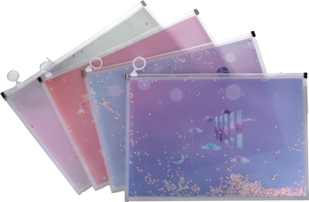 Chemise porte-documents avec fermeture éclair 33 × 24,5 cm