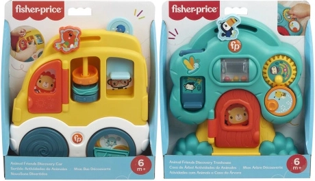 Fisher-Price Découvrons avec les animaux – jouet interactif pour bébés