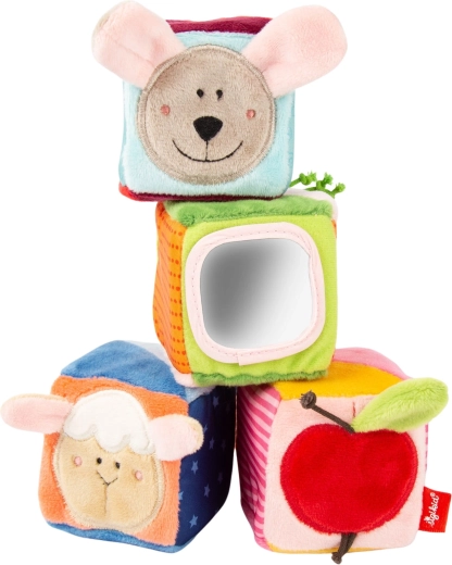Sigikid : lot de cubes sensoriels souples pour bébés