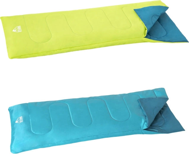 Sac de couchage Bestway Evade 15 vert ou jaune 180 × 75 cm