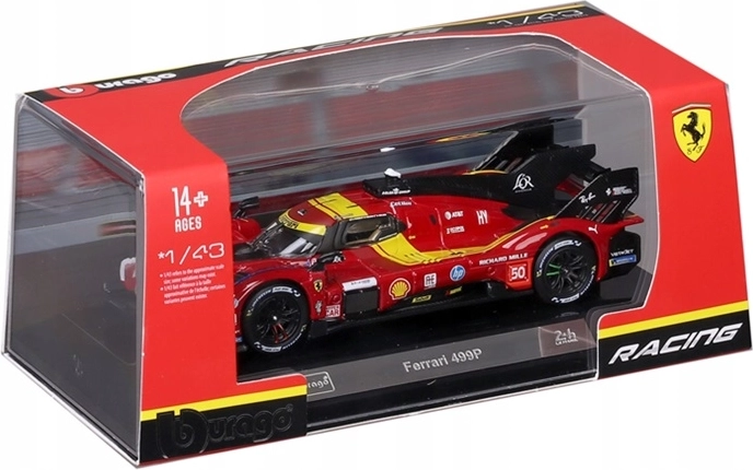 Modèle de collection BBU Ferrari 499P rouge n° 50 1:43