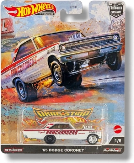 Hot Wheels Premium Dodge Coronet 1965 – modèle en métal pour collectionneurs