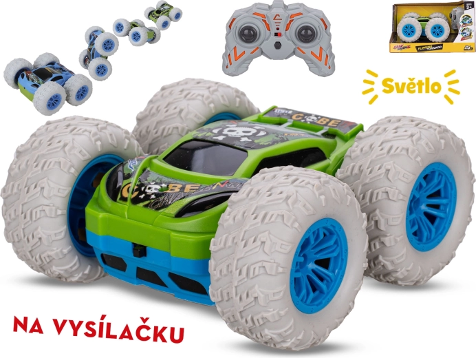 Voiture RC acrobatique 360° à 2,4 GHz, 15,5 cm