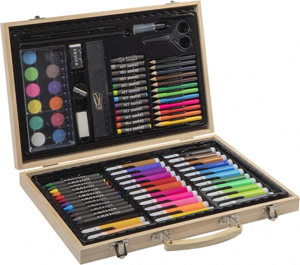Mallette artistique, 86 pièces